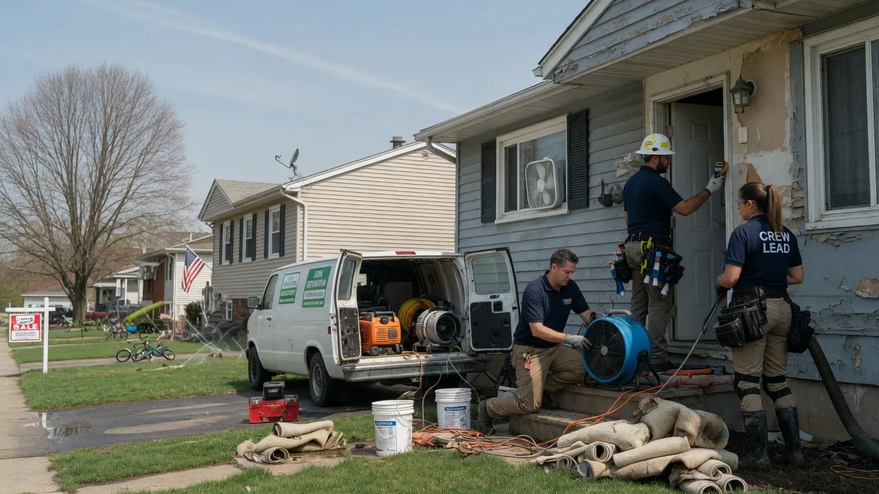 Flood Cleanup in Halls, TN near me